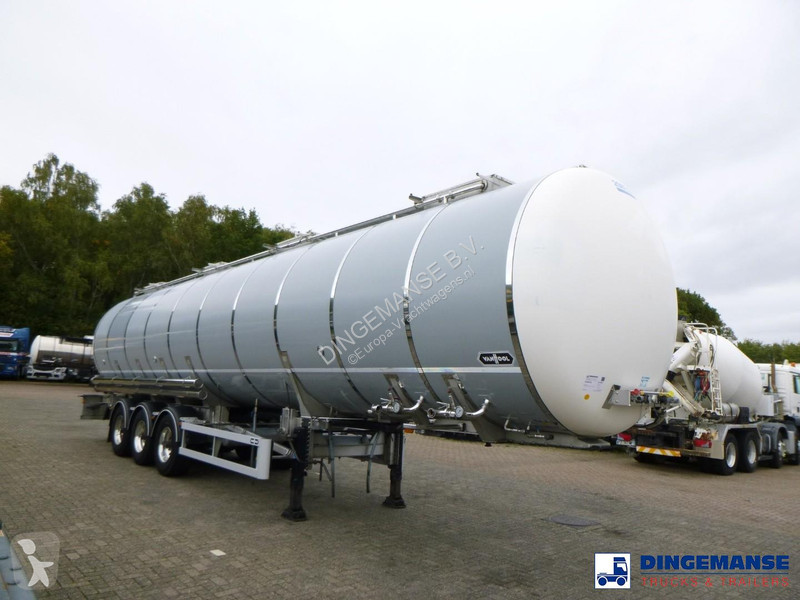 نصف مقطورة Van Hool Food tank inox 62 m3 / 3 comp
