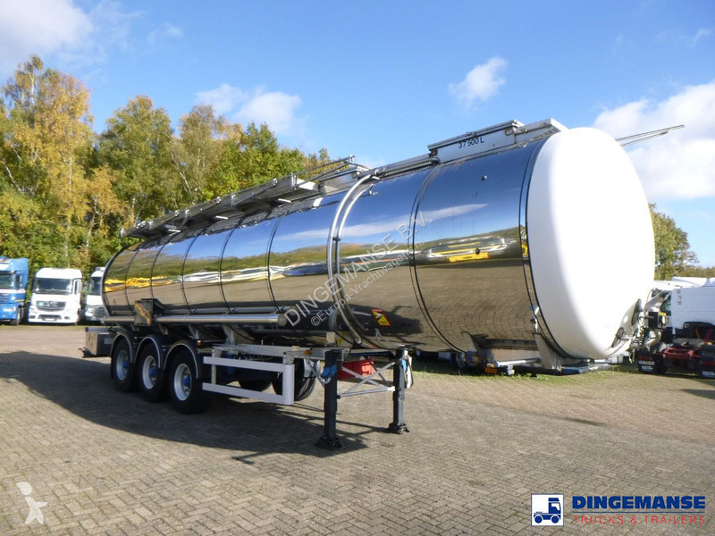 نصف مقطورة LAG Chemical tank inox 37.5 m3 / 1 comp
