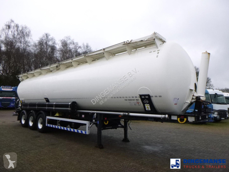 نصف مقطورة Feldbinder Powder tank alu 63 m3...