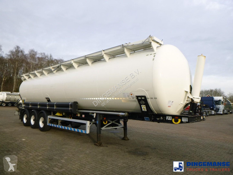 نصف مقطورة Feldbinder Powder tank alu 63 m3...