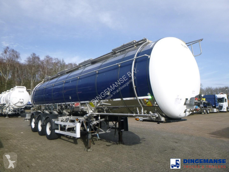 نصف مقطورة Burg Chemical tank inox L4BH 32.5 m3...