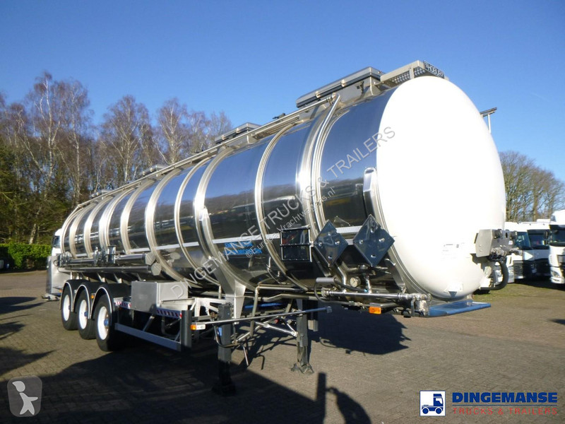 نصف مقطورة Burg Food / chemical tank inox L4BH...