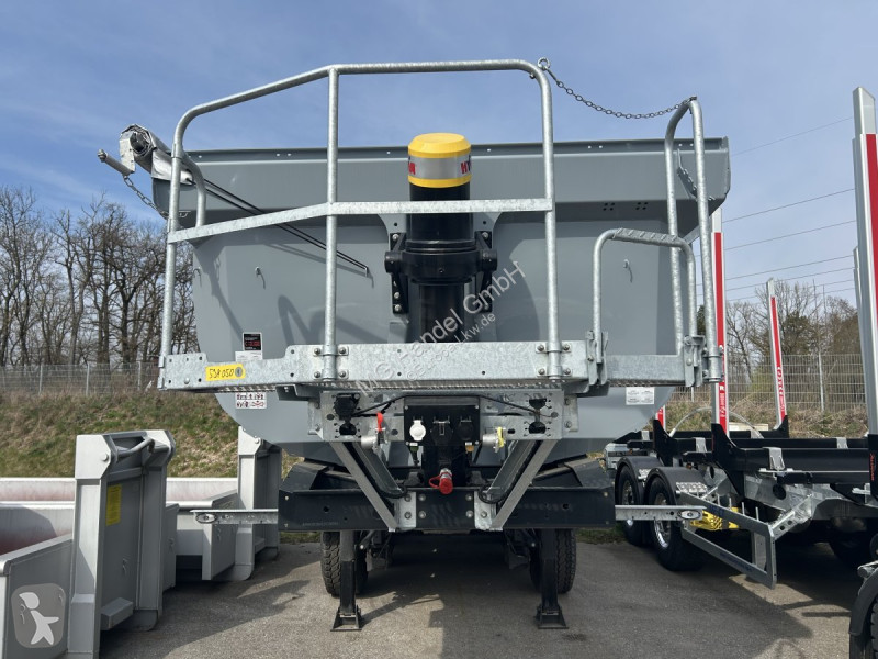 نصف مقطورة Schwarzmüller Stahlrundmulde 25 m³,...