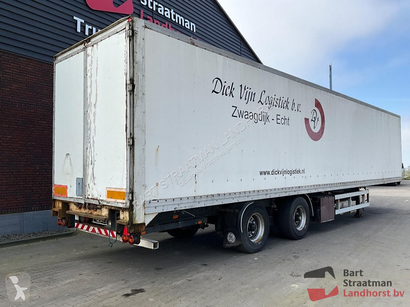 Semirremolque Van Hool box trailer 2 assige...