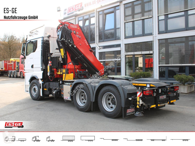 جرار MAN TGX 33.540 6x4 BL SA mit Fassi...