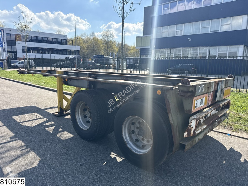 نصف مقطورة Groenewegen Chassis 20 ft,...