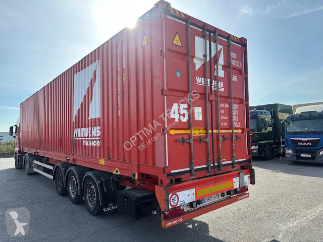 نصف مقطورة LAG O-3-CC 45 ft met container /avec...