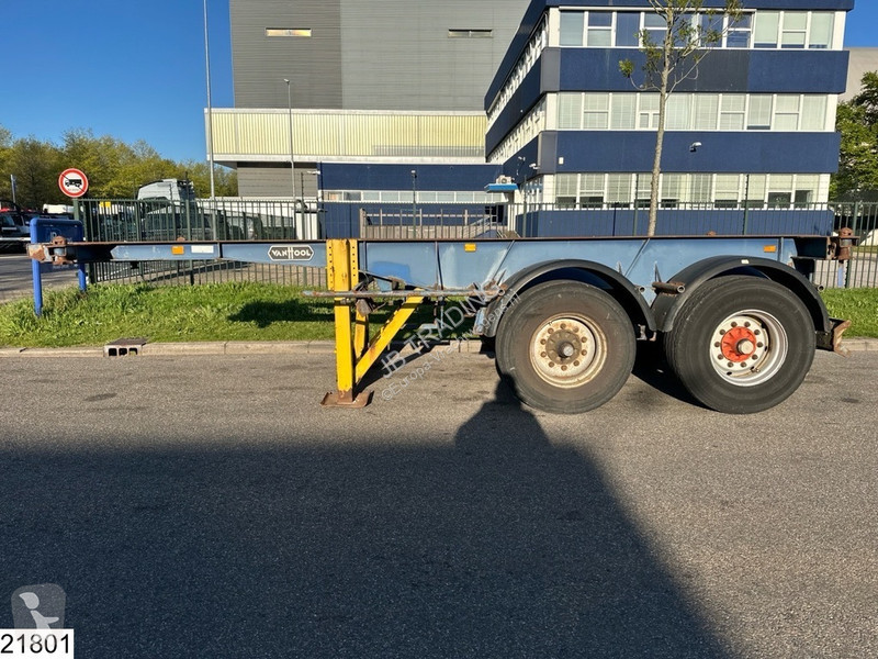 نصف مقطورة Van Hool Chassis 20 ft, Leaf spring