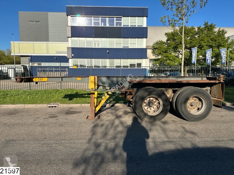 نصف مقطورة Van Hool Chassis 20 ft, Leaf spring