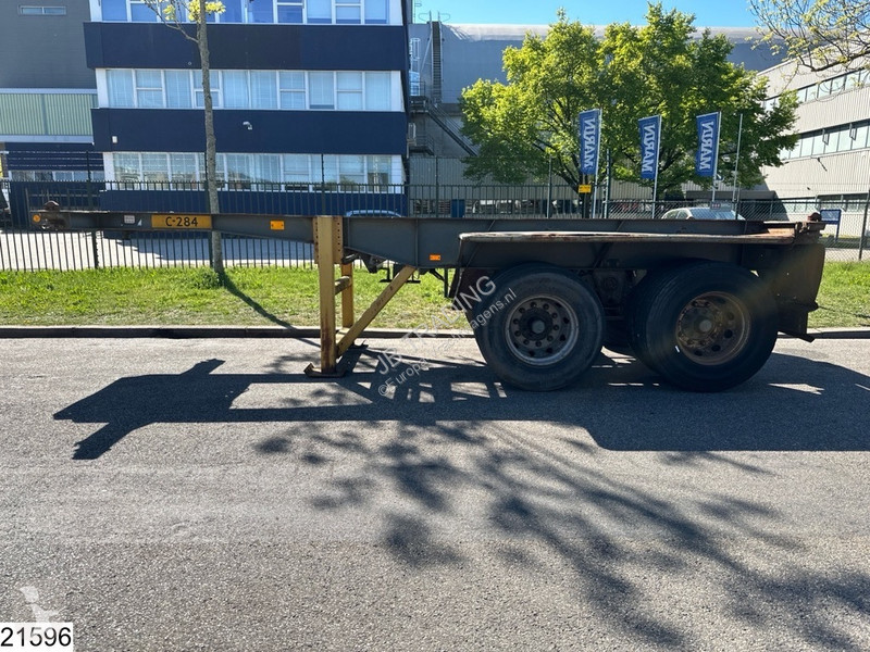 نصف مقطورة Van Hool Chassis 20 FT, Leaf spring