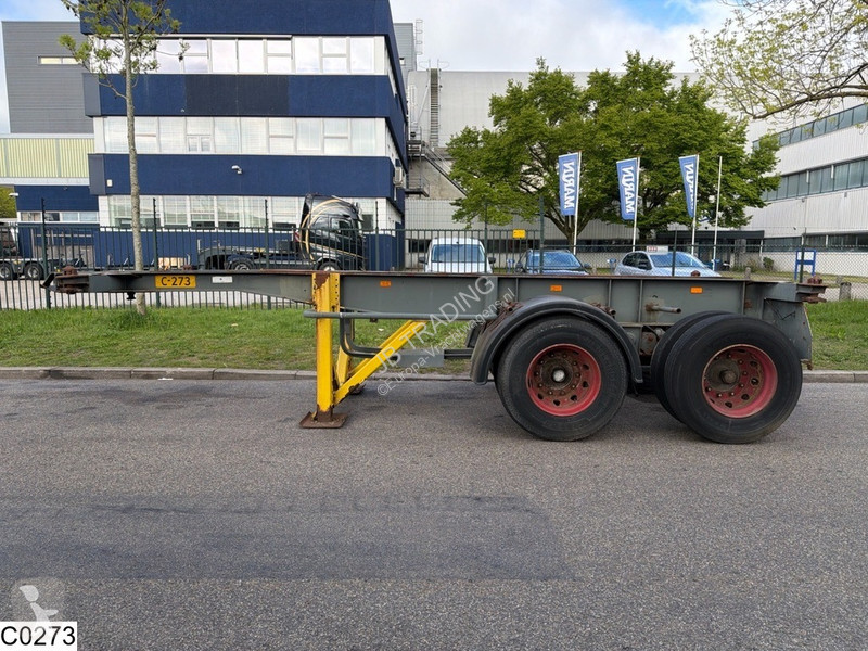 نصف مقطورة Pacton Container 20 FT, Steel spring