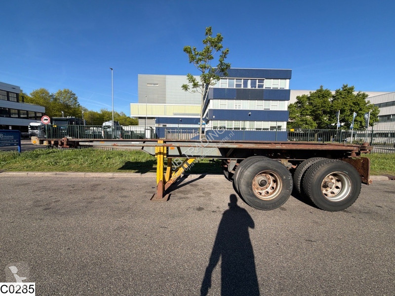Sættevogn IWT Container 20 FT, Steel spring.