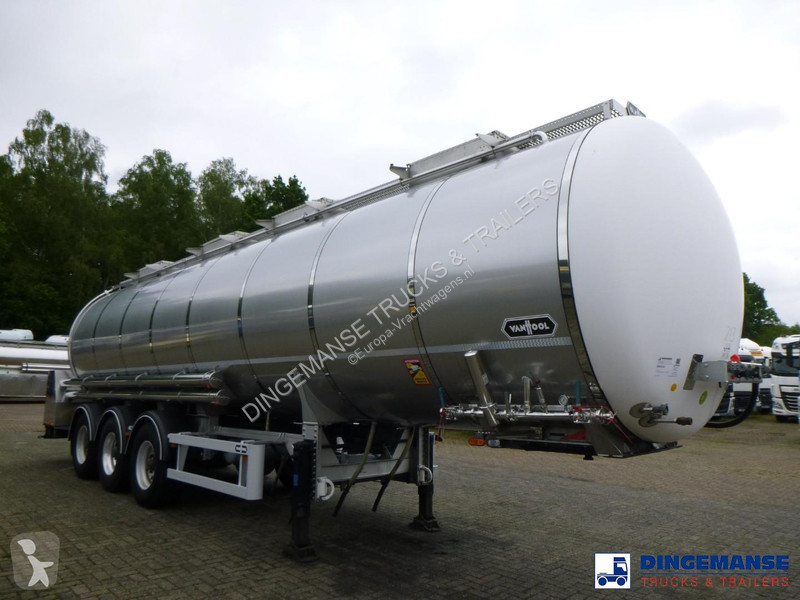 نصف مقطورة Van Hool Food tank inox 36 m3 / 4...
