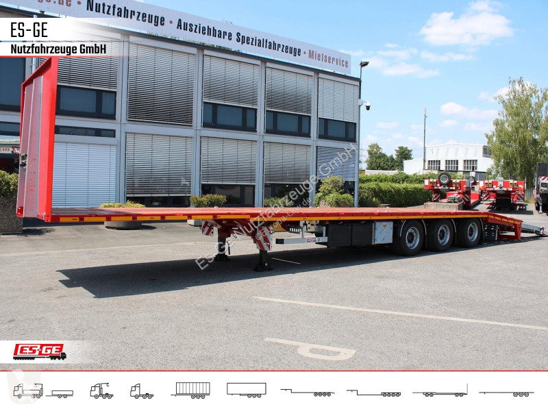 نصف مقطورة ES-GE 3-Achs Megatrailer, hydr....