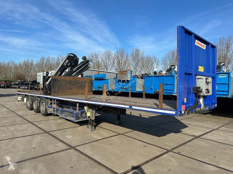 نصف مقطورة Fruehauf MET 3 AXLE SAF + HIAB 122E...