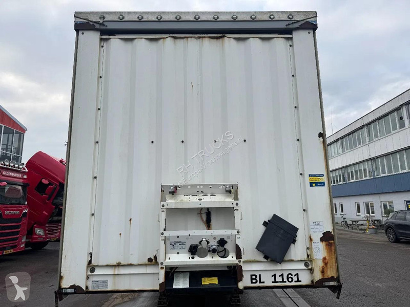 نصف مقطورة Krone SE 1 AXLE - SLIDING ROOF BÄR...