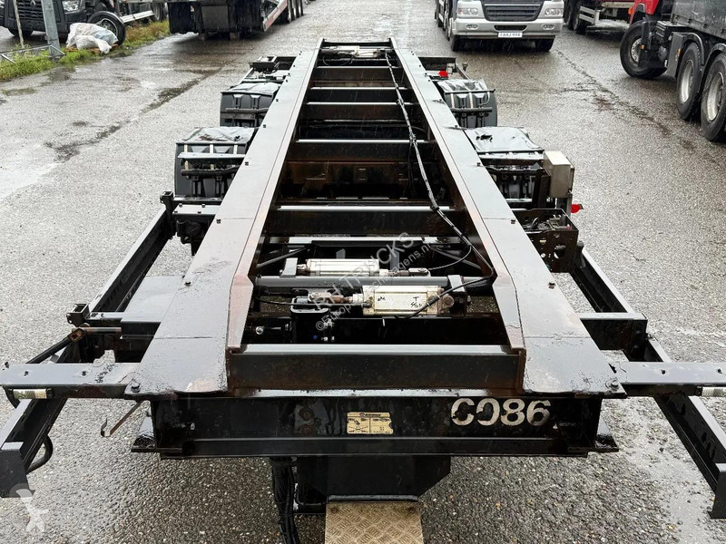 نصف مقطورة Krone ZZF 18 DHOLLANDIA LIFT 2.000 KG