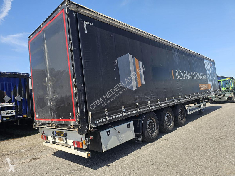 نصف مقطورة Pacton T3 001 /3 axle curtainsider...