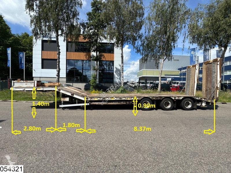 نصف مقطورة ACTM Lowbed 45.800KG, winch