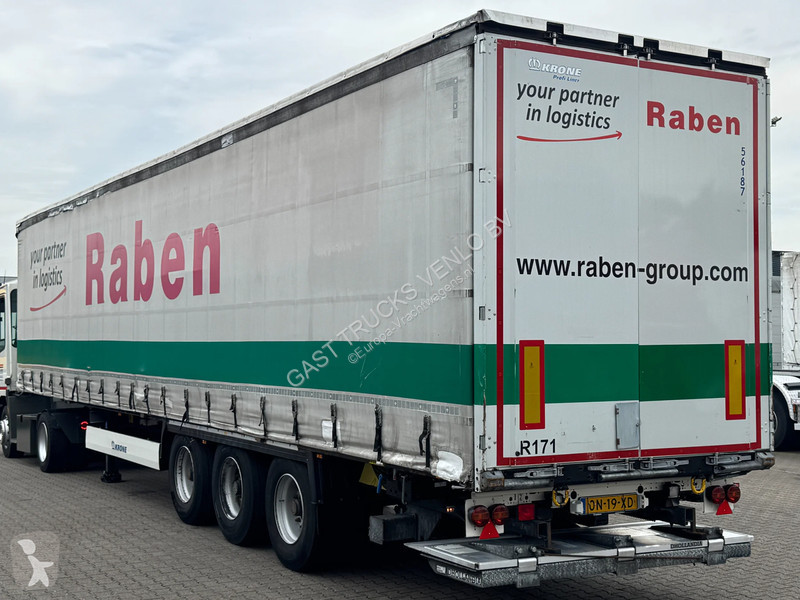 نصف مقطورة Krone Schuifzeil-Dak / Laadklep /...