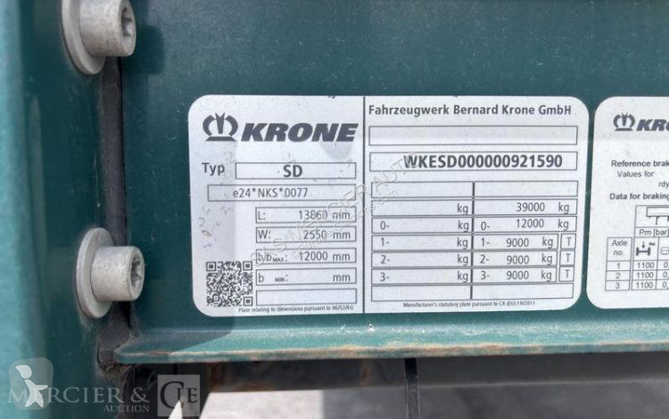 Semi remorque Krone