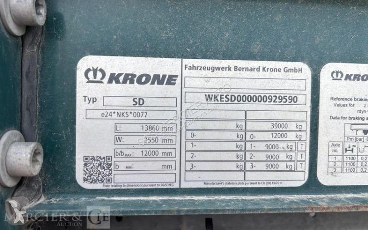 Semi remorque Krone