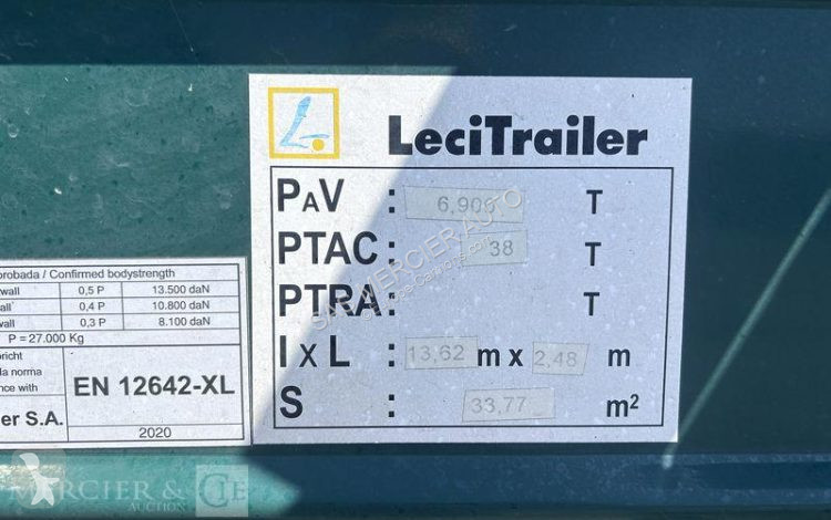 Semi remorque Lecitrailer semi remorque