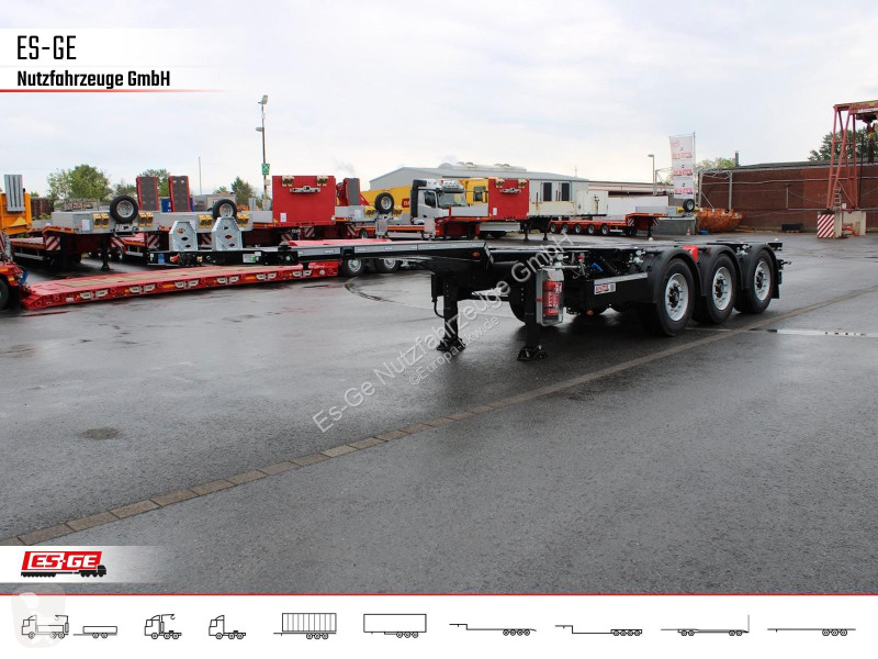 نصف مقطورة Kögel PORT 45 TRIPLEX Containerchassis