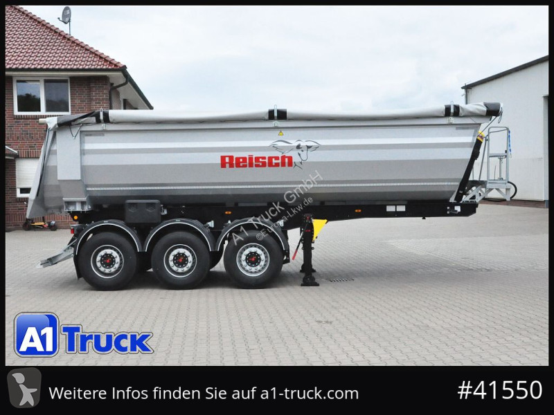 نصف مقطورة Reisch Steelpipe-R 26m³ NEU Stahl...