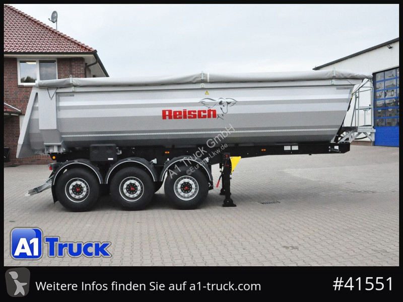 نصف مقطورة Reisch Steelpipe-R 26m³ NEU Stahl...
