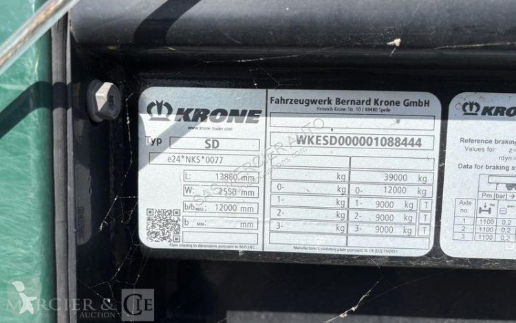Semi remorque Krone