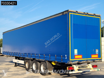 Semitrailer skjutbara ridåer (flexibla skjutbara sidoväggar) Krone