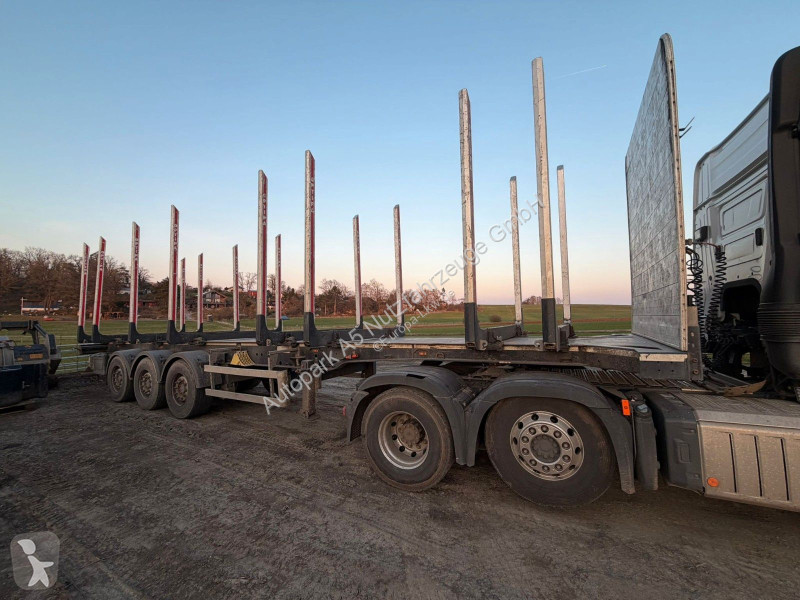 نصف مقطورة  HTS 24 Holz Holztransporter...