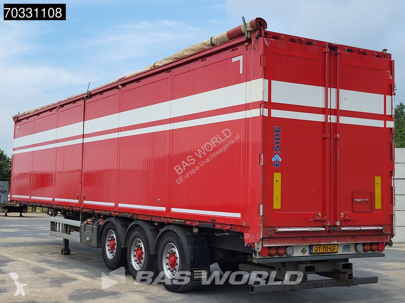 نصف مقطورة Knapen K600 Side Doors 10MM Lift Axle