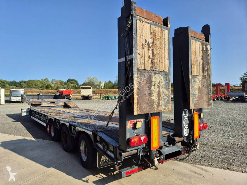 نصف مقطورة Castera Porte engin 3 essieux 54t5
