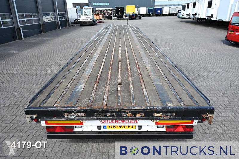 نصف مقطورة Groenewegen DRO-14-27 FLATBED | 2x...