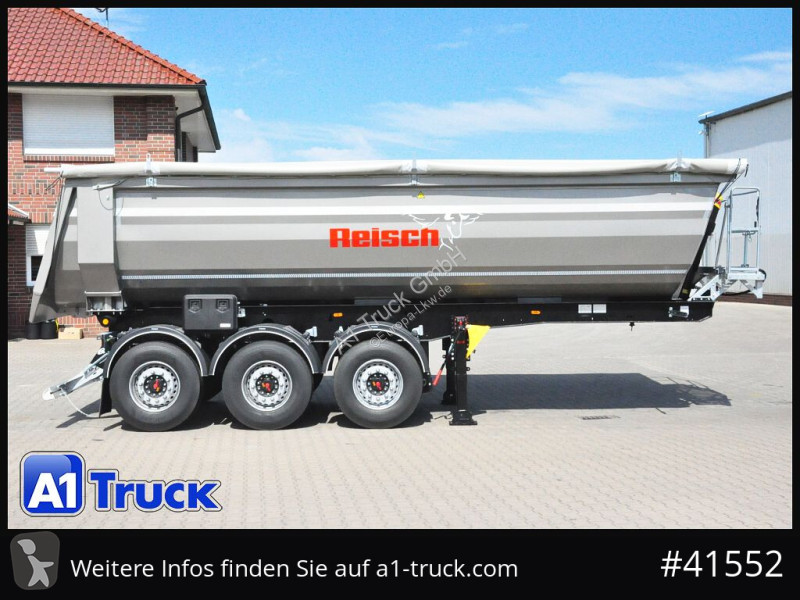 نصف مقطورة Reisch Steelpipe-R 26m³ NEU Stahl...