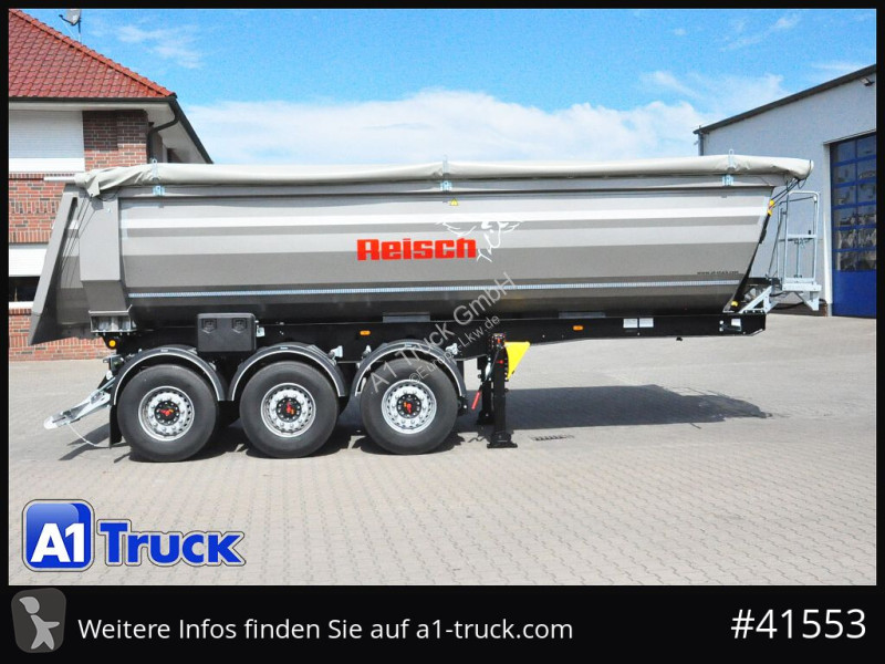 نصف مقطورة Reisch Steelpipe-R 26m³ NEU Stahl...