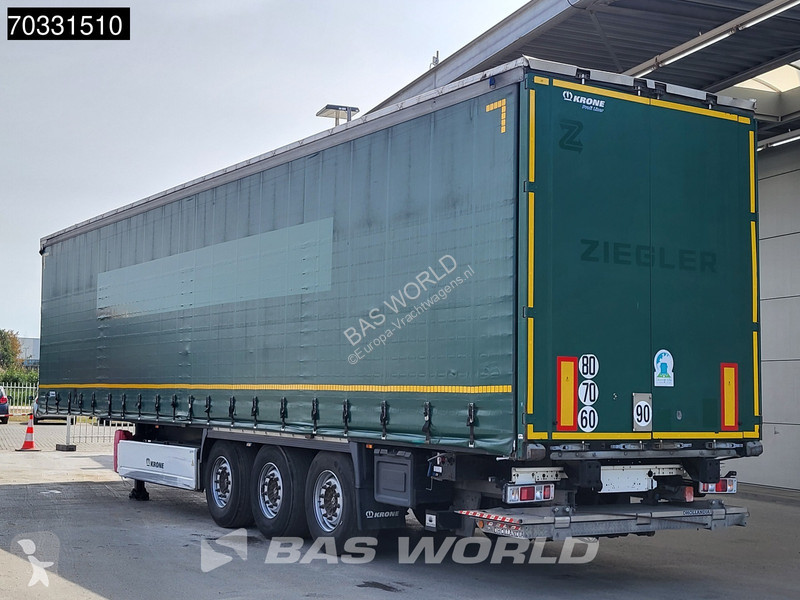 نصف مقطورة Krone Tailgate Lift Axle Palletbox
