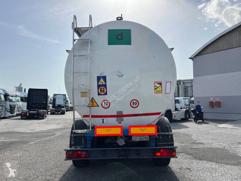نصف مقطورة Menci SA955 - 2 scomparti inox anno...