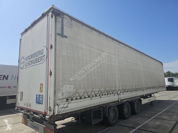 Semitrailer skjutbara ridåer (flexibla skjutbara sidoväggar) Krone