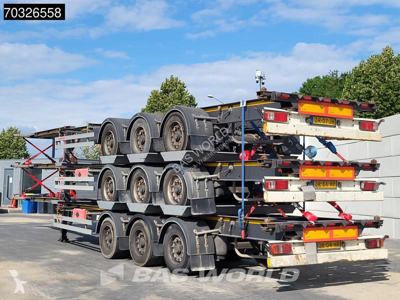 نصف مقطورة Kässbohrer CS APK 10/26 Lift Axle Stack