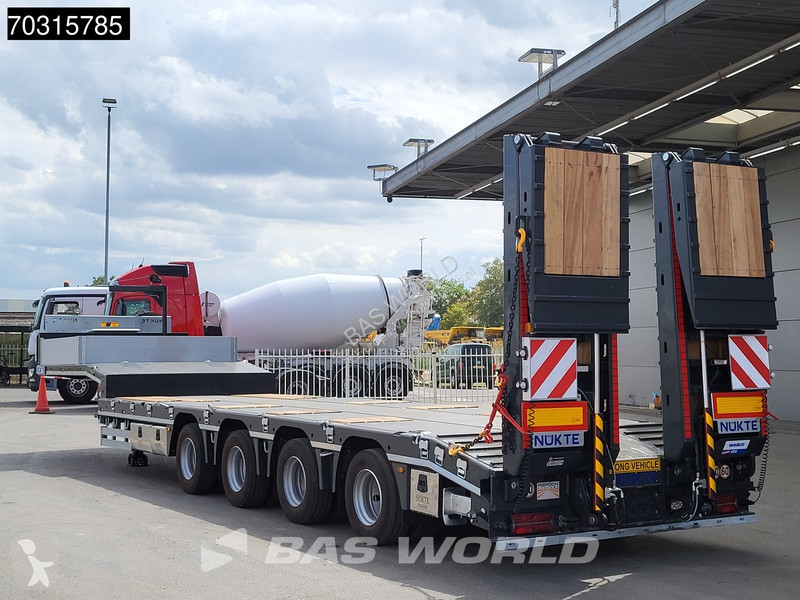 نصف مقطورة  NKTL4 NEW Lift + 2xSteering Axle Ramps