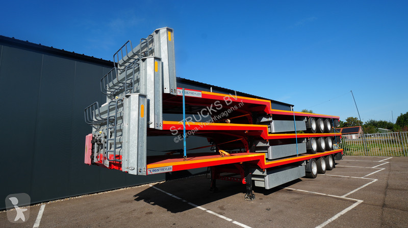 نصف مقطورة  3 axle semi low loader