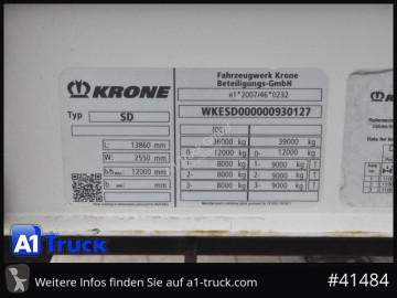 Полуремарке Krone SD SD, Getränke, LBW,Code XL, VDI 2700