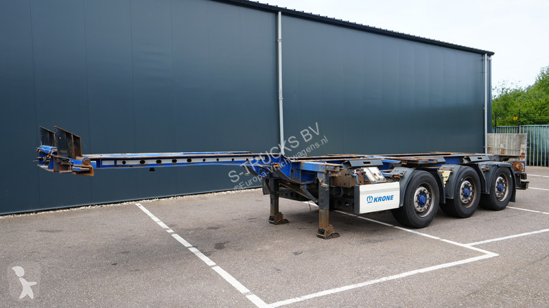 Semi remorque Krone 3 axle container chassis...