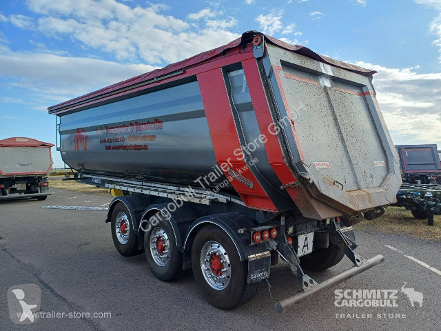 Semi remorque Carnehl Kipper Stahlrundmulde 28m³