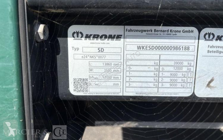 Semi remorque Krone