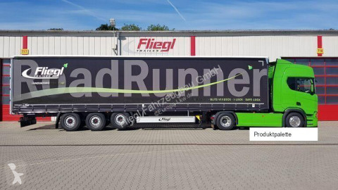 Semi remorque plateau Fliegl neuve