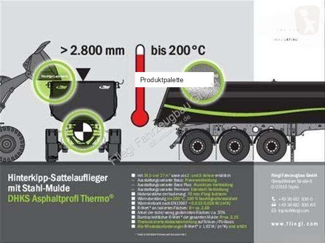 Semirremolque Fliegl 2 oder 3-Achs Thermokipper...